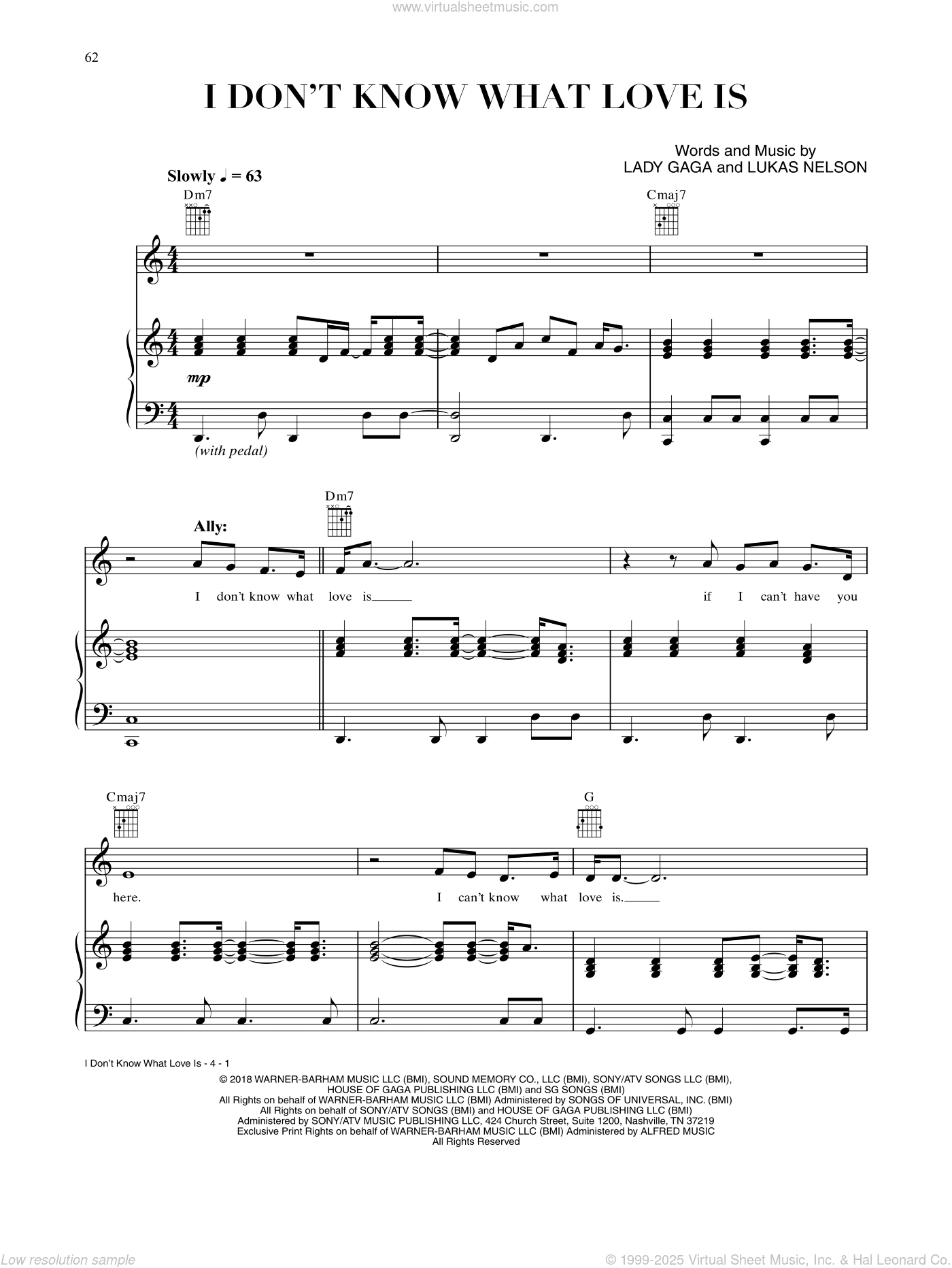 I Don't Know What Love Is (from A Star Is Born)