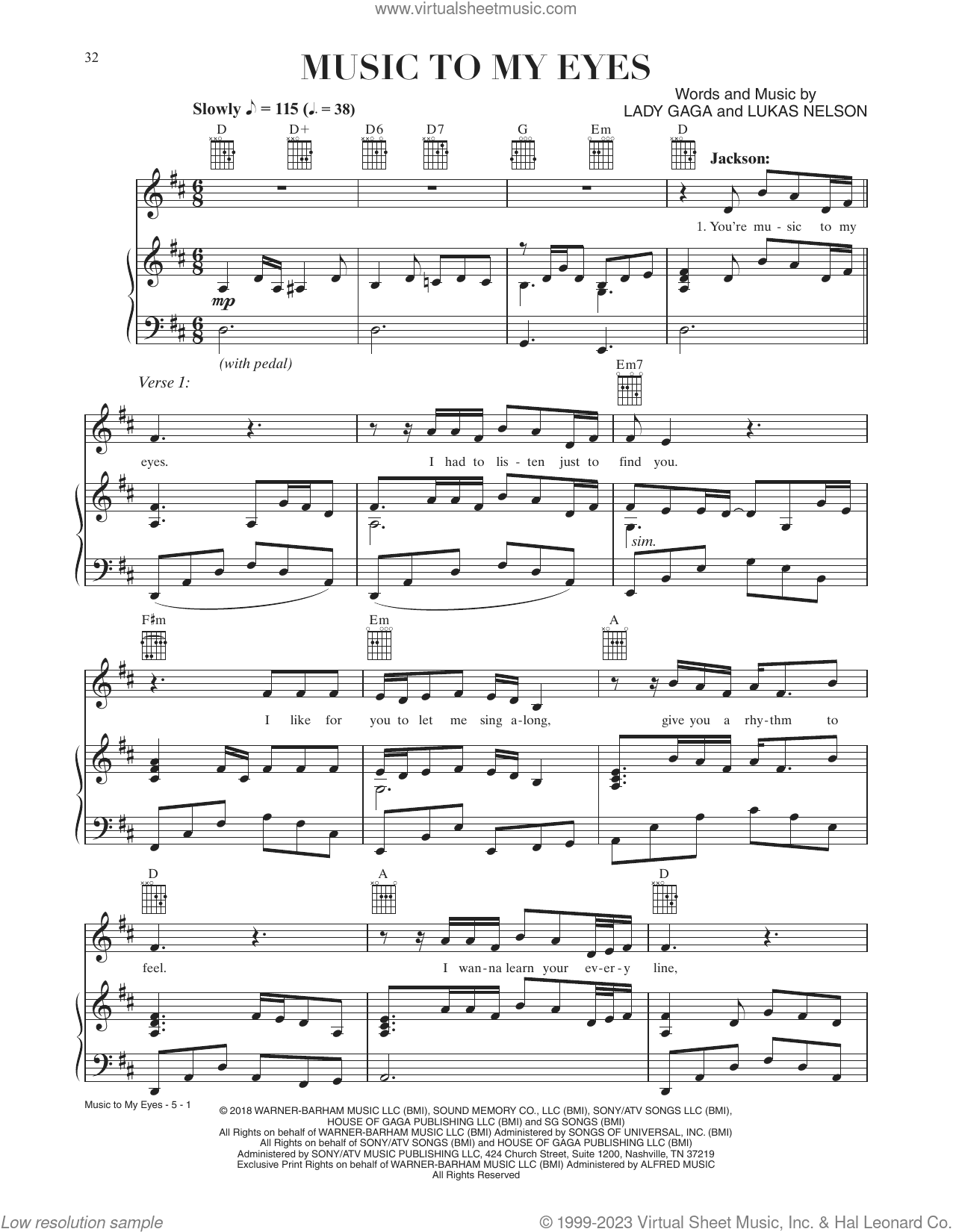 Music To My Eyes (from A Star Is Born)