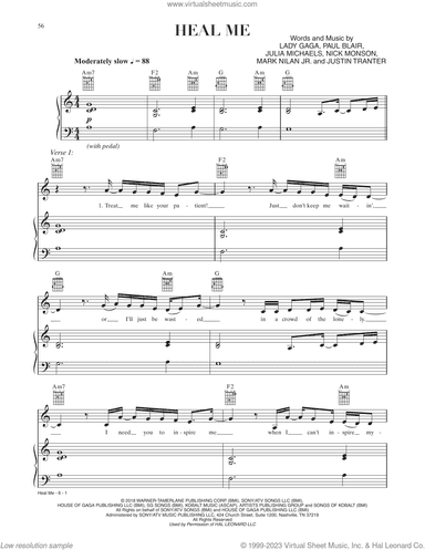 Heal Me (from A Star Is Born)