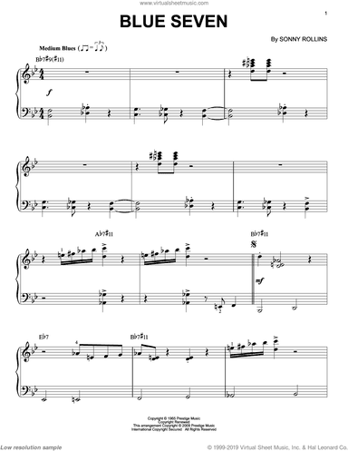 Blue Seven [Jazz version]