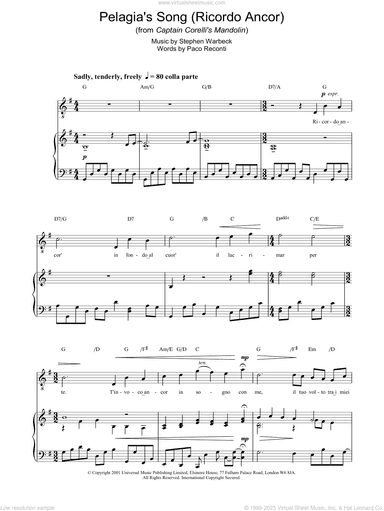 Pelagia's Song