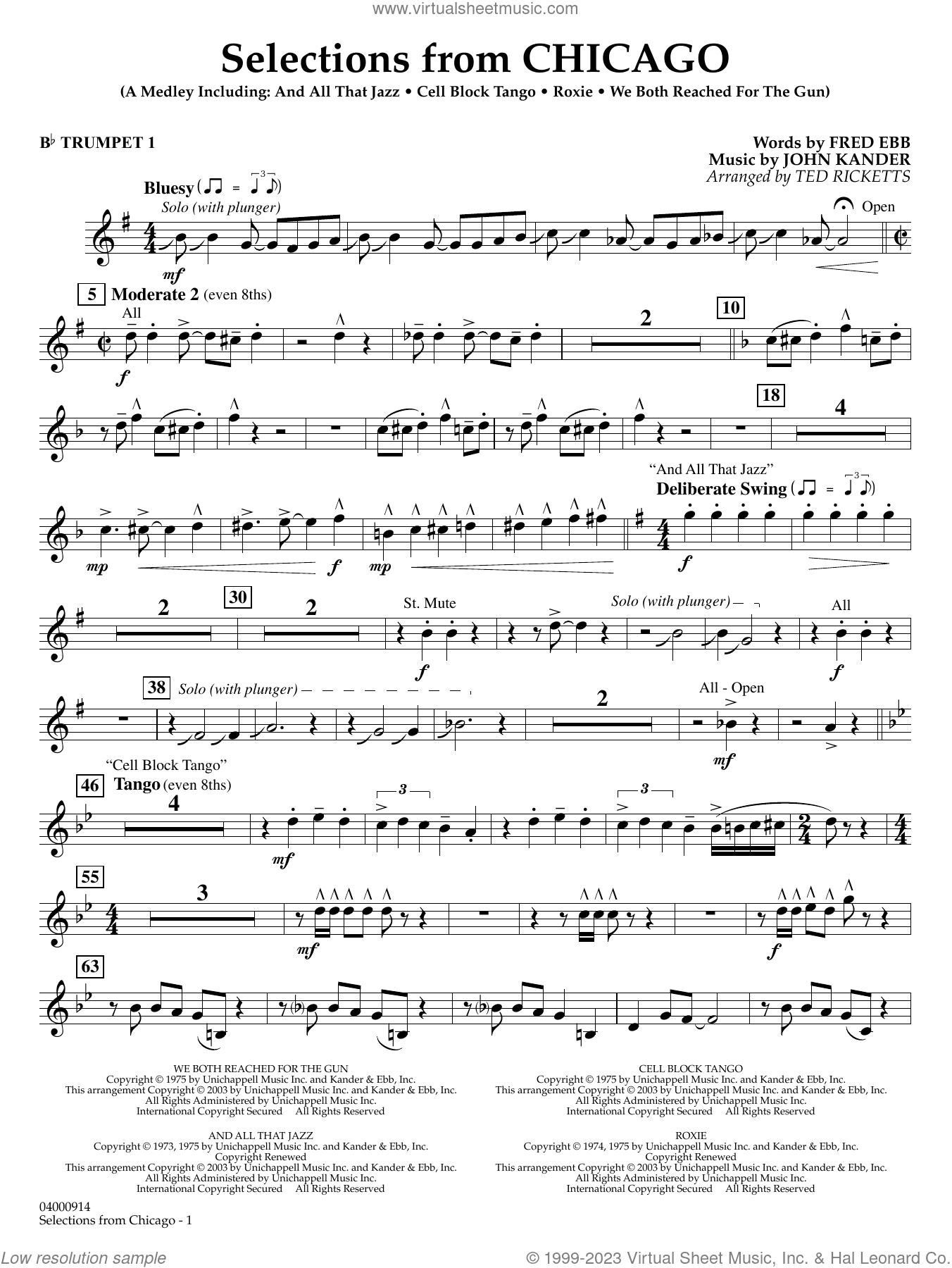 Selections from Chicago (arr. Ted Ricketts)