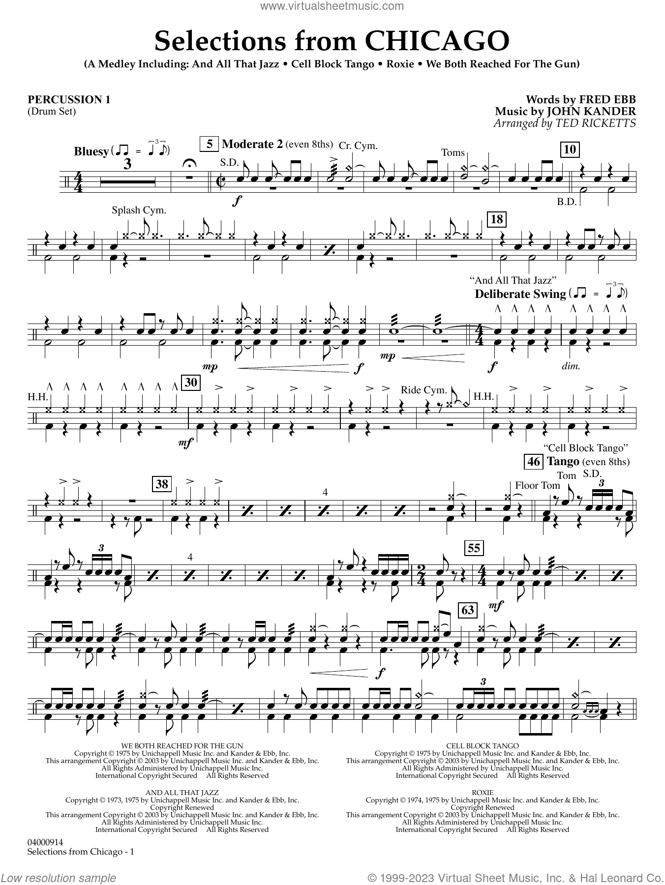 Selections from Chicago (arr. Ted Ricketts)