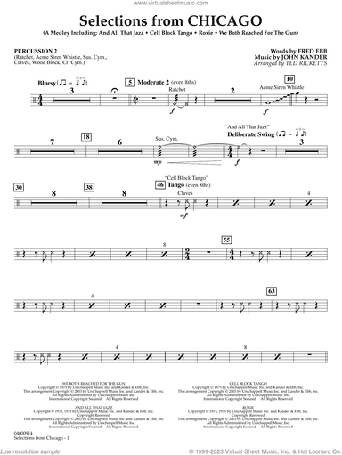 Selections from Chicago (arr. Ted Ricketts)
