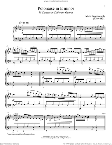 Polonaise in E minor