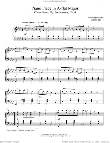 Piano Piece in A-flat Major