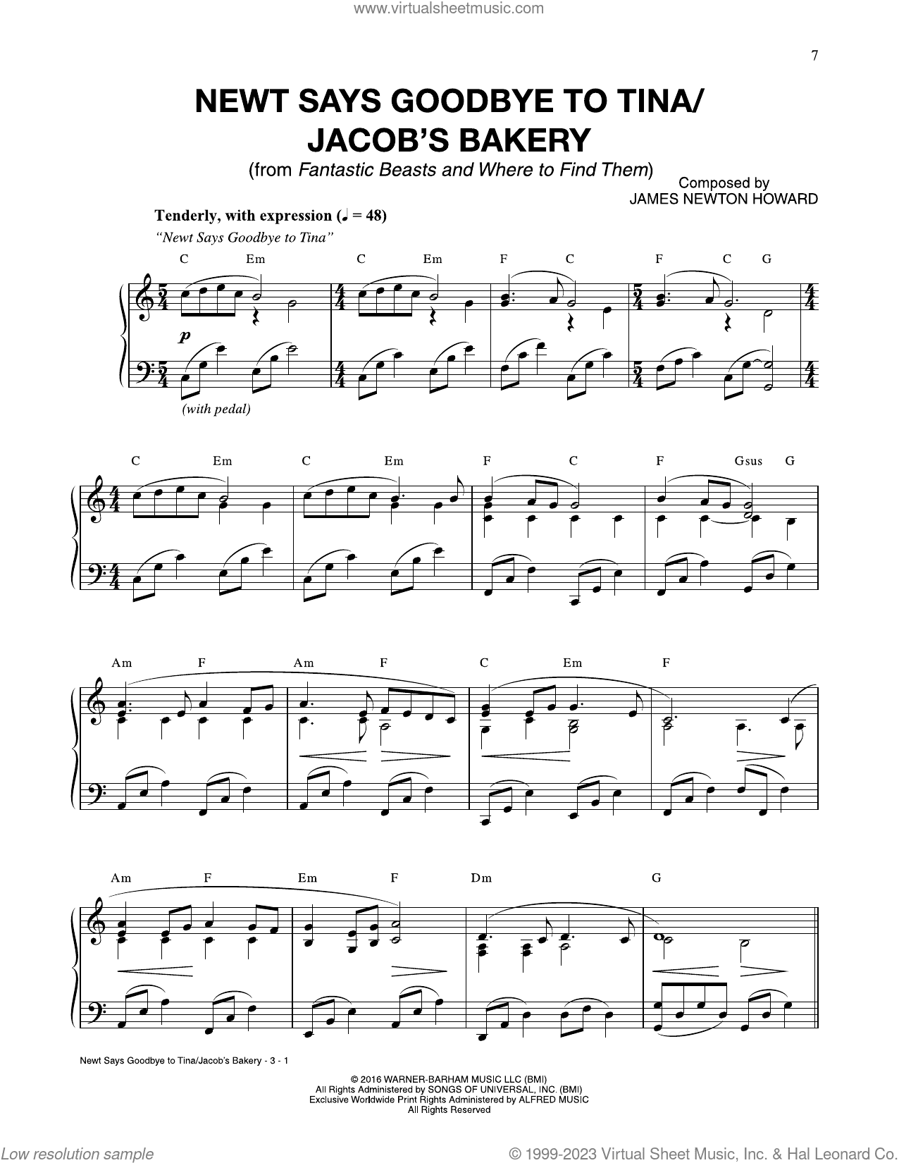 Newt Says Goodbye To Tina / Jacob's Bakery (from Fantastic Beasts And Where To Find Them)