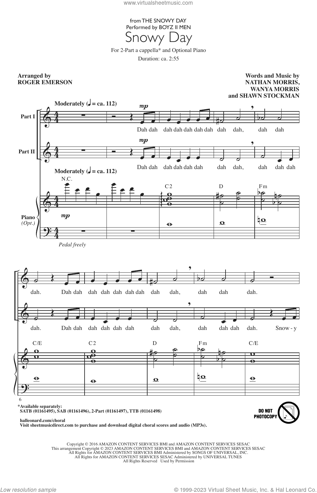 Snowy Day (from The Snowy Day) (arr. Roger Emerson)
