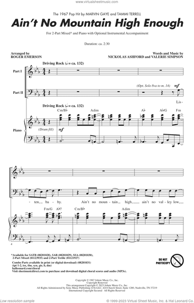 Ain't No Mountain High Enough (arr. Roger Emerson)
