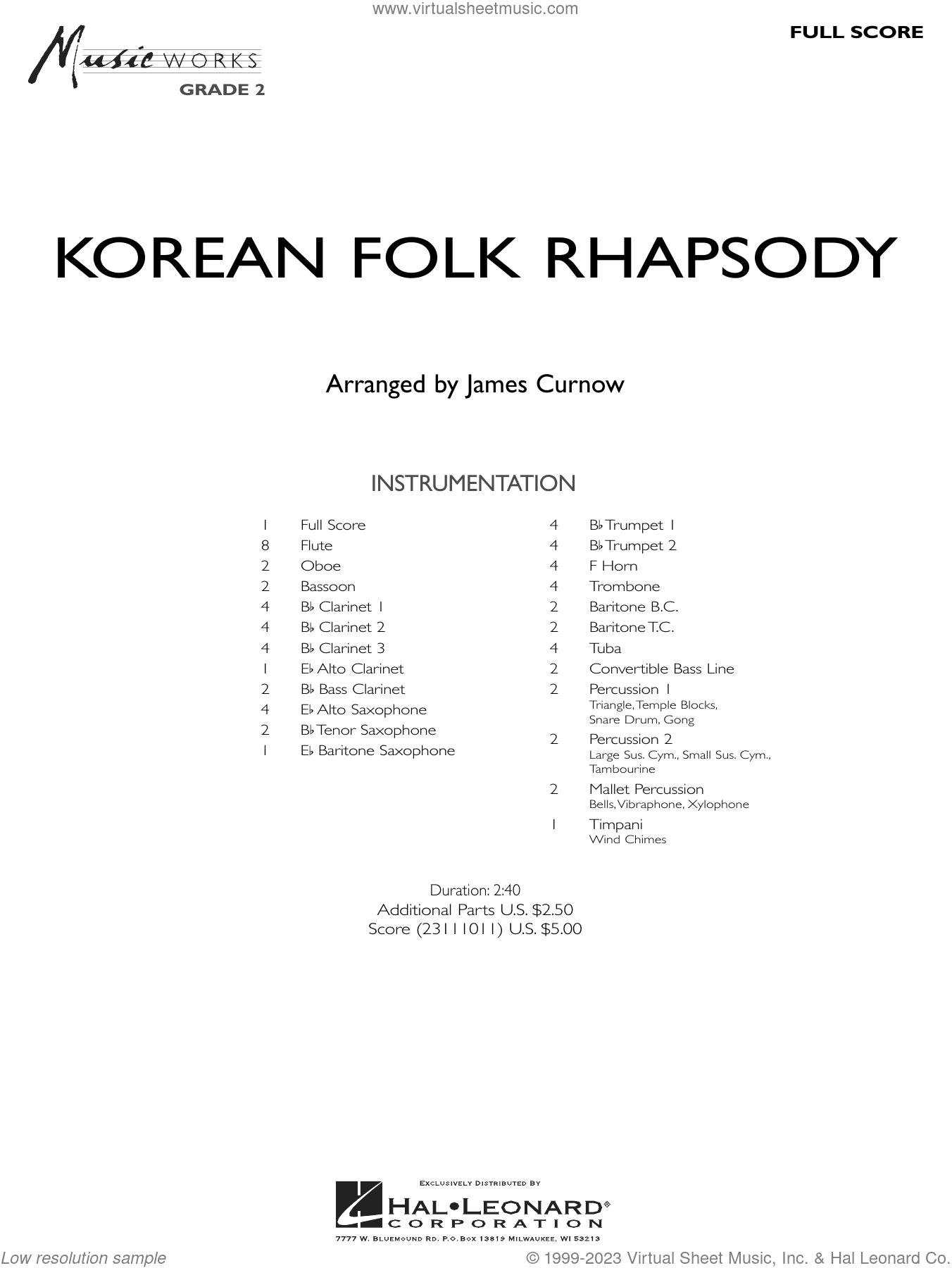 Korean Folk Rhapsody (COMPLETE)