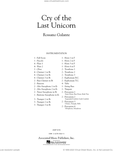 Cry Of The Last Unicorn (COMPLETE)