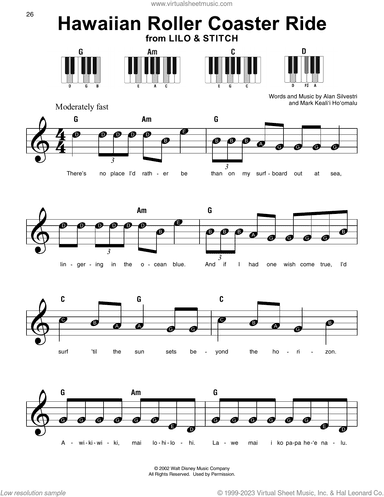 Hawaiian Roller Coaster Ride (from Lilo and Stitch)