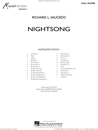 Nightsong (COMPLETE)