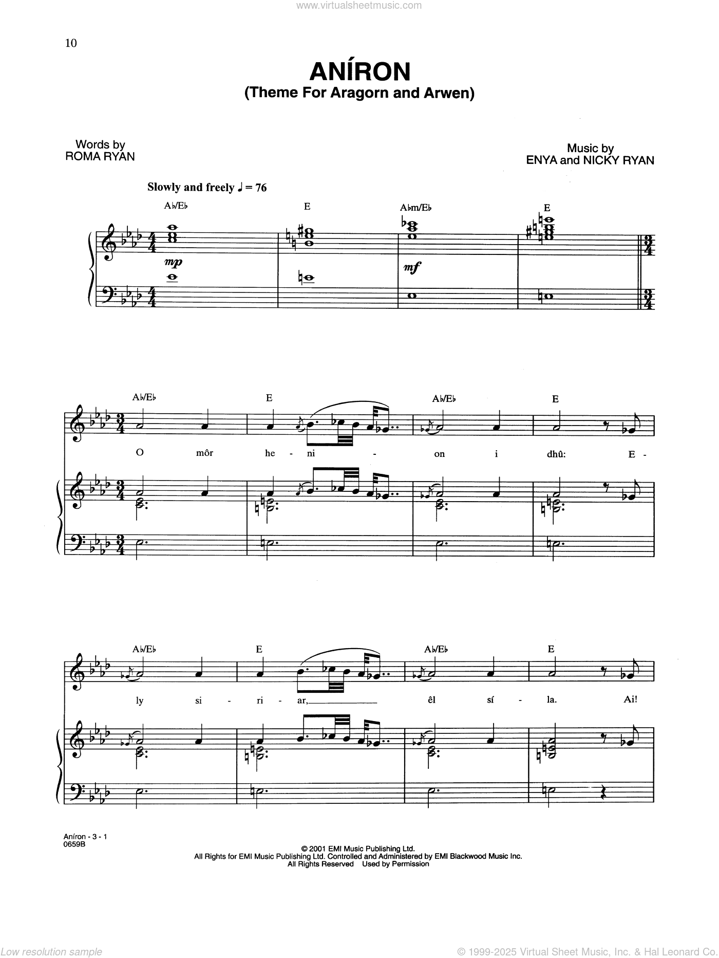 The Council Of Elrond (feat. "Aniron") (Theme for Aragorn And Arwen) (from The Lord Of The Rings)