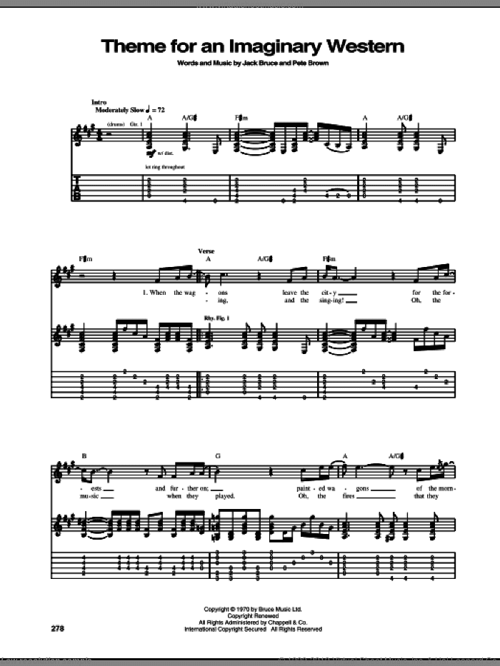 Theme For An Imaginary Western