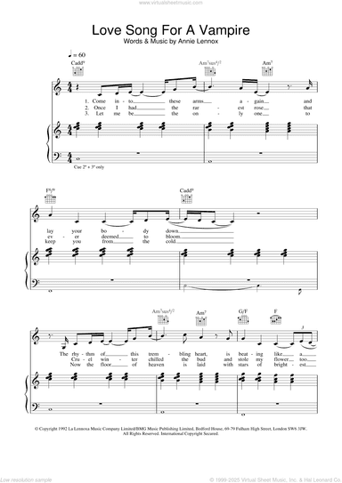 Love Song For A Vampire