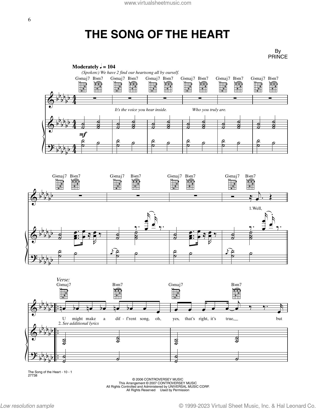 The Song Of The Heart (from Happy Feet)