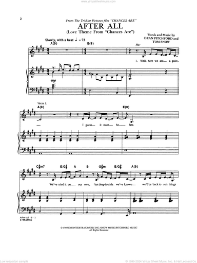After All (Love Theme from Chances Are)