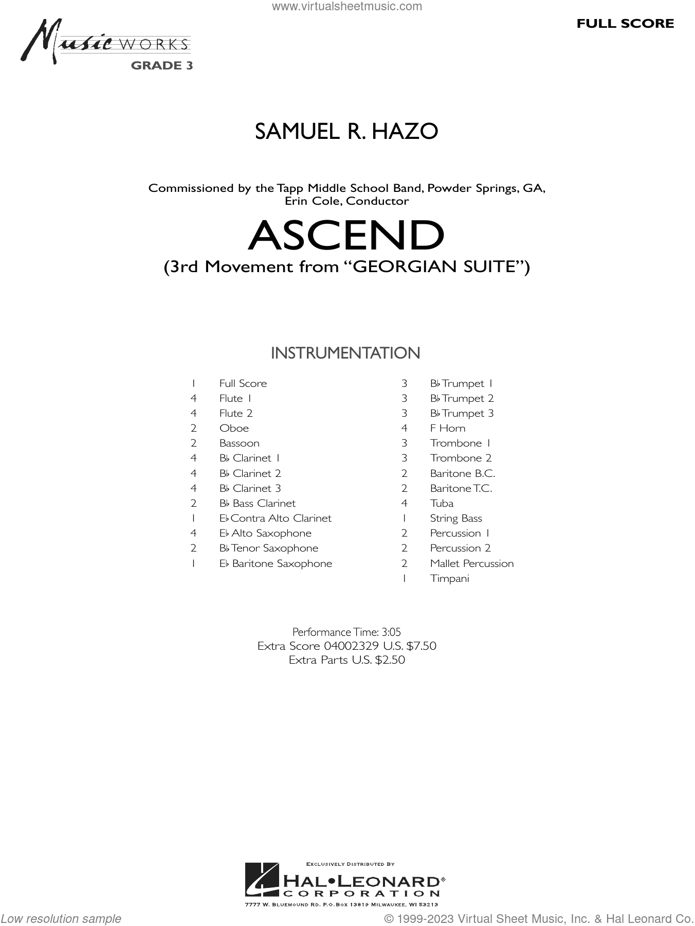 Ascend (3rd Movement from "Georgian Suite")