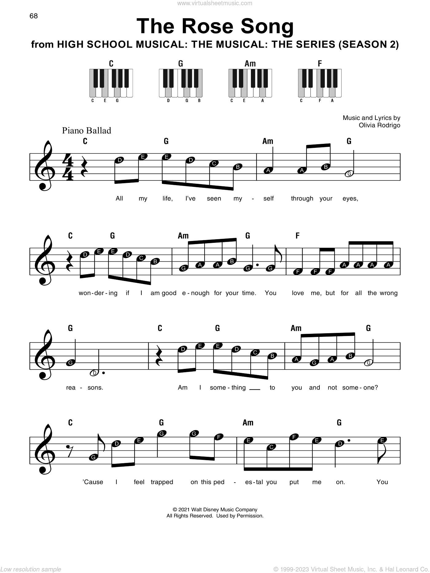 The Rose Song (from High School Musical: The Musical: The Series)