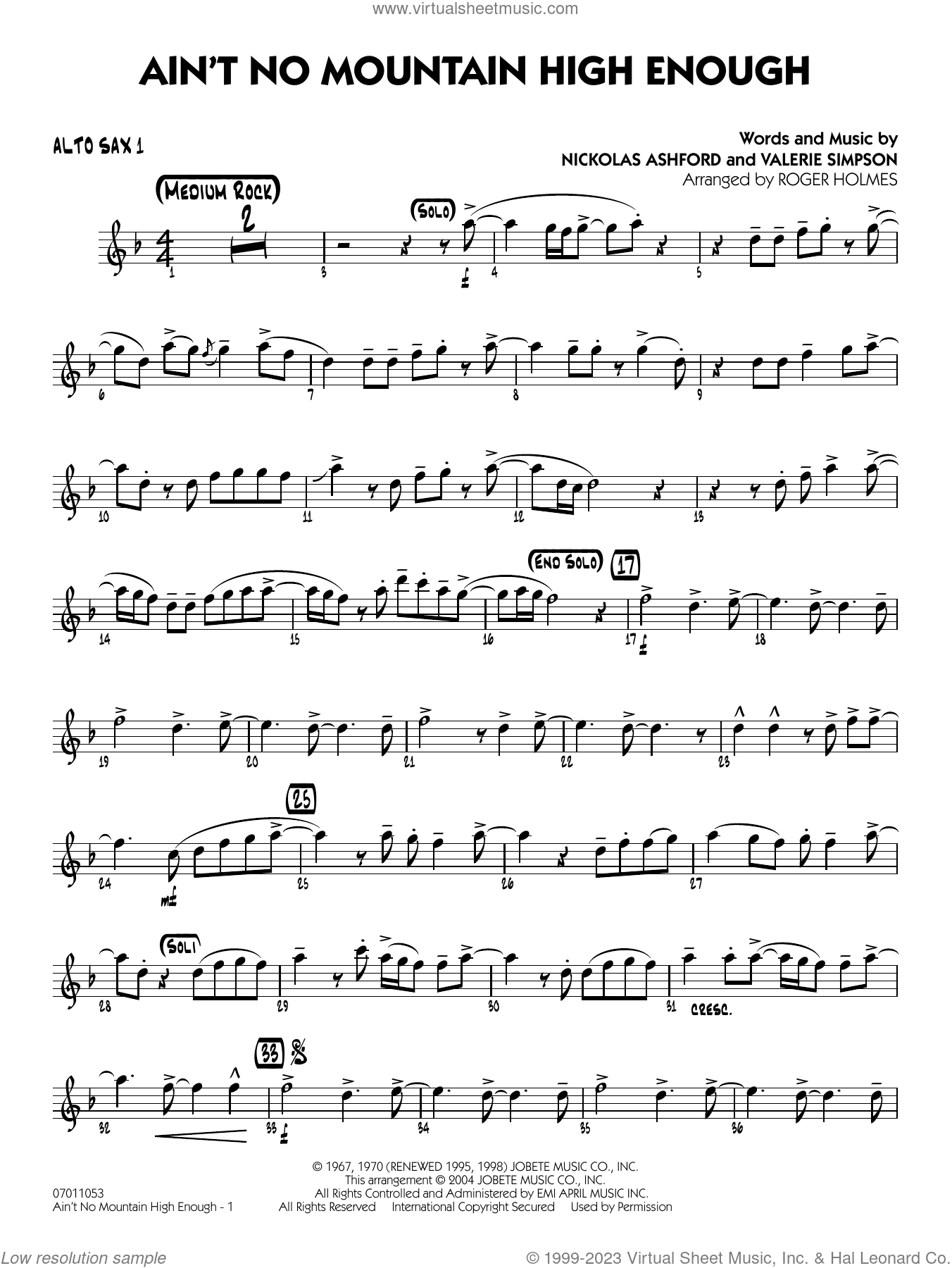 Ain't No Mountain High Enough (arr. Holmes)