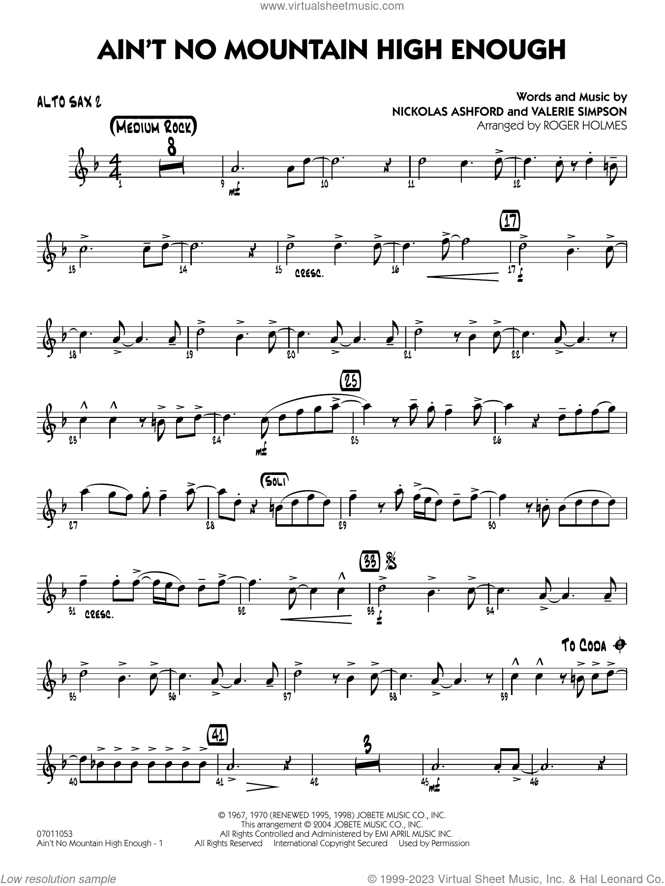 Ain't No Mountain High Enough (arr. Holmes)