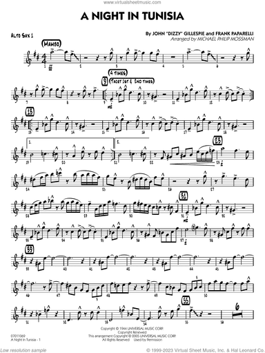 A Night in Tunisia (arr. Mossman)