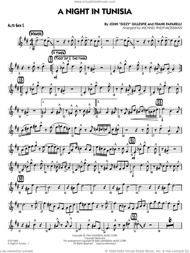 A Night in Tunisia (arr. Mossman)