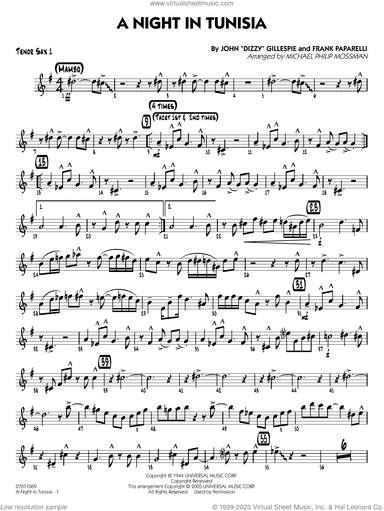 A Night in Tunisia (arr. Mossman)