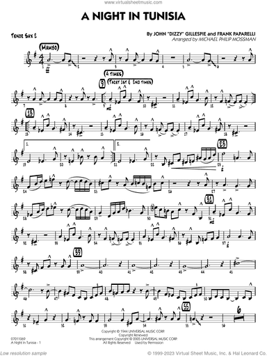 A Night in Tunisia (arr. Mossman)