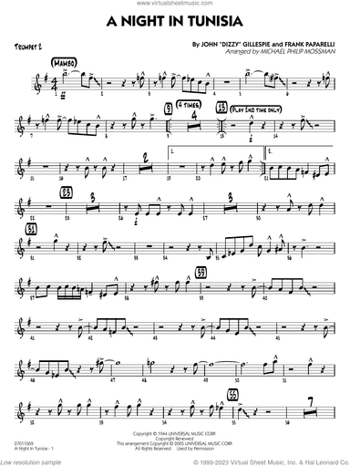 A Night in Tunisia (arr. Mossman)