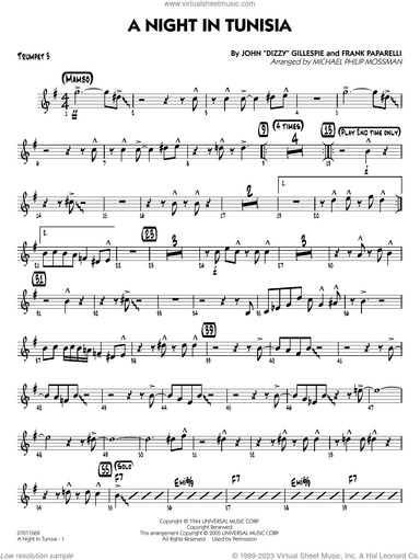 A Night in Tunisia (arr. Mossman)