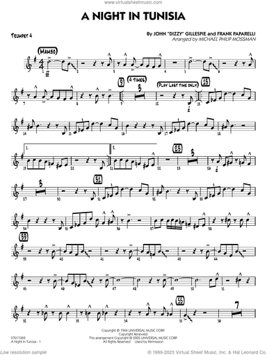 A Night in Tunisia (arr. Mossman)