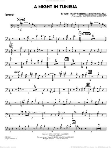 A Night in Tunisia (arr. Mossman)