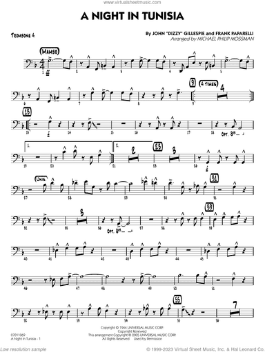 A Night in Tunisia (arr. Mossman)