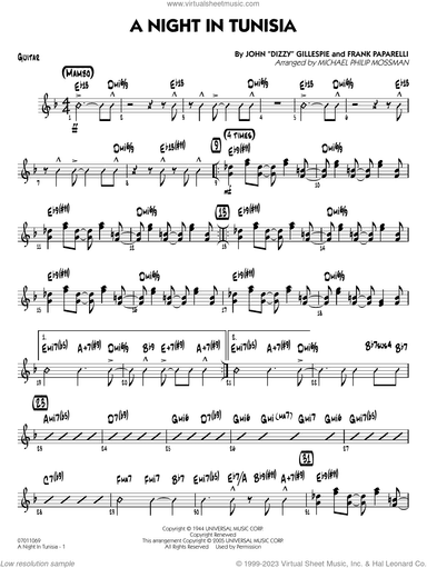 A Night in Tunisia (arr. Mossman)