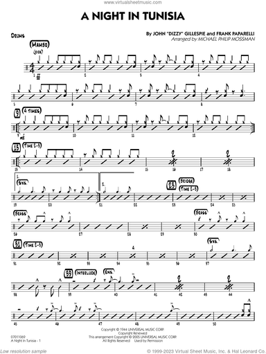 A Night in Tunisia (arr. Mossman)