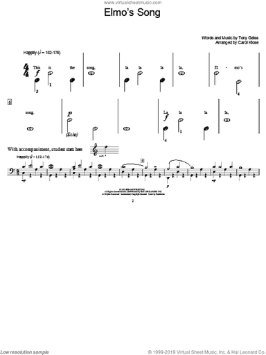 Elmo's Song