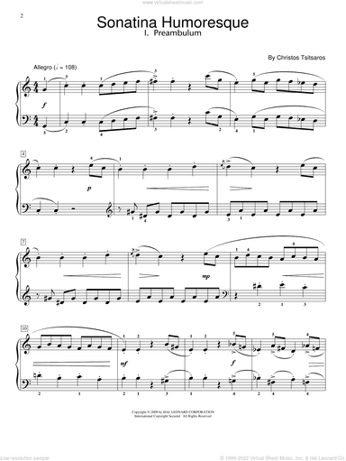 Sonatina Humoresque