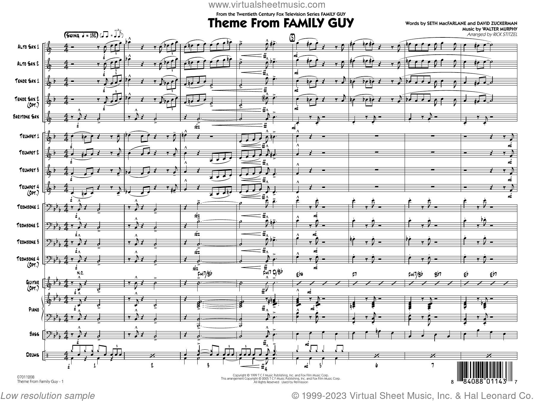 Theme from Family Guy (arr. Rick Stitzel)