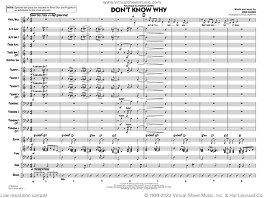Don't Know Why (arr. Paul Murtha) (COMPLETE)