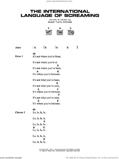 The International Language Of Screaming