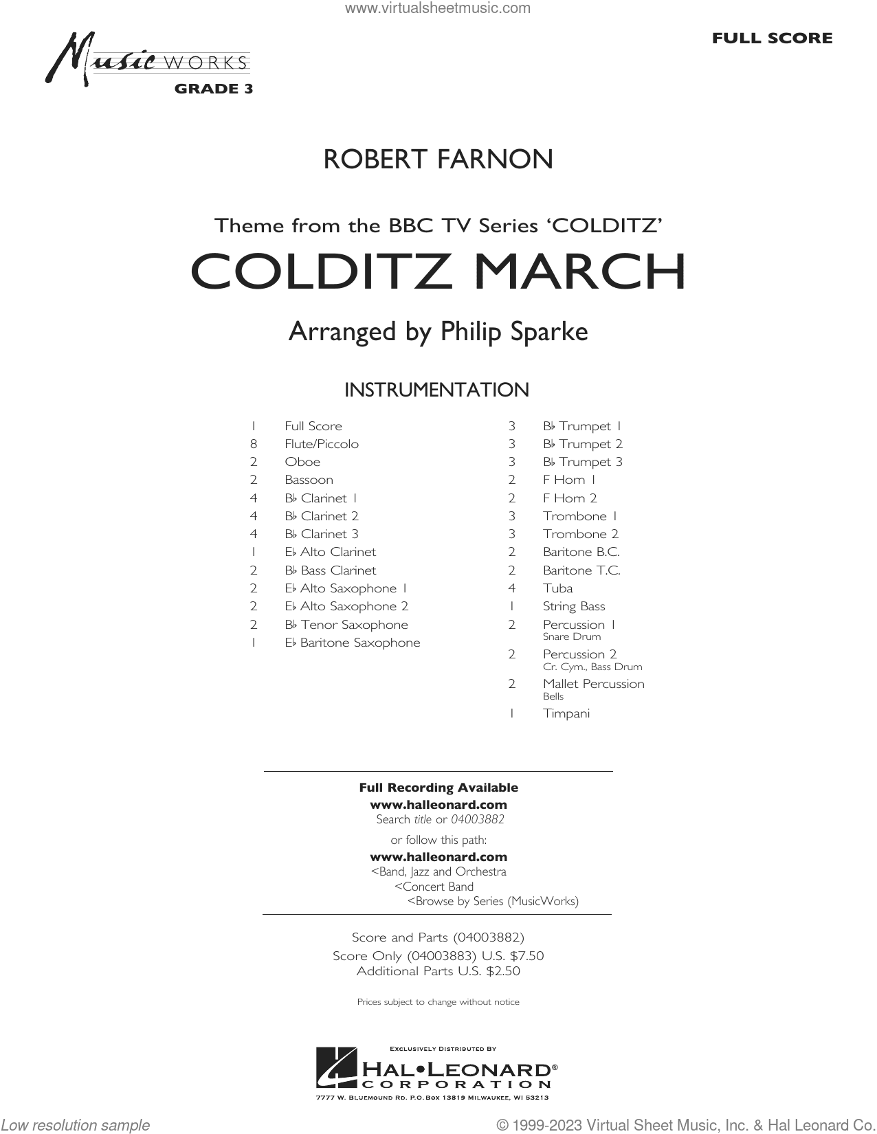 Colditz March (arr. Philip Sparke) (COMPLETE)