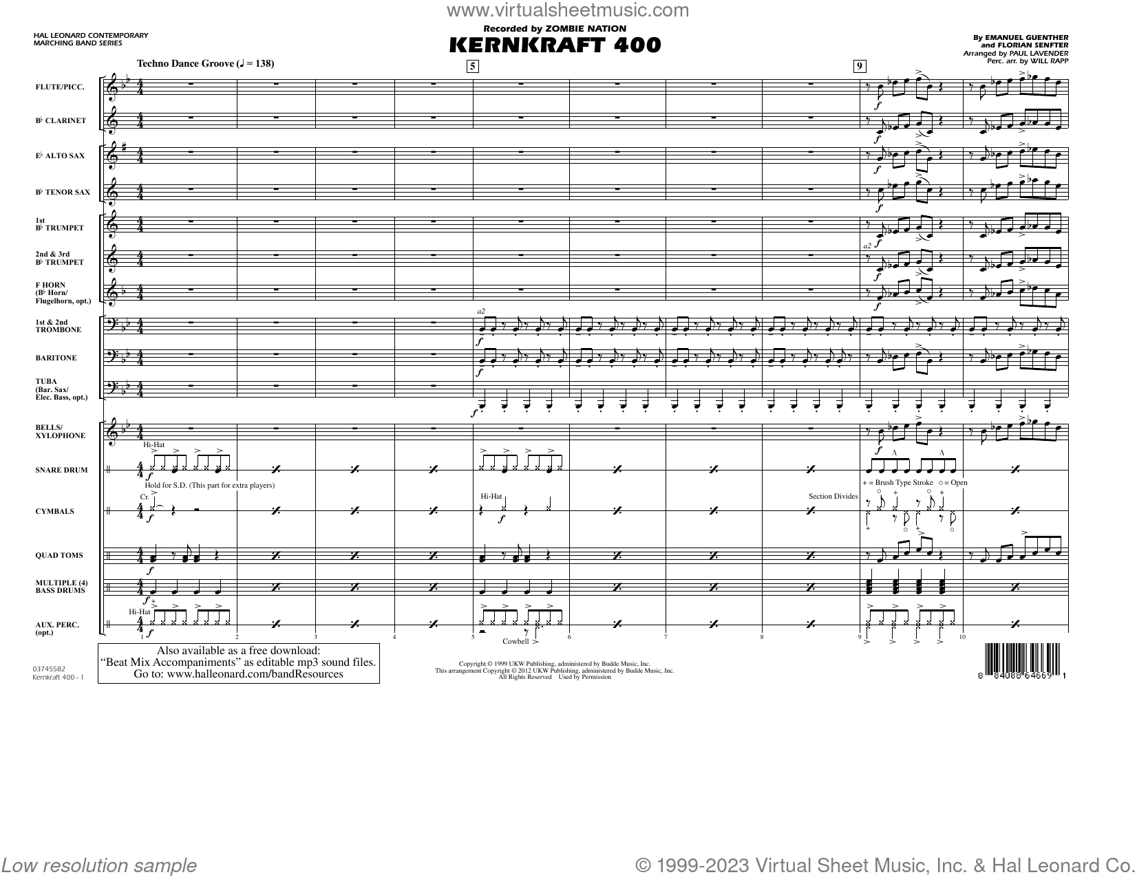 Kernkraft 400 (arr. Paul Lavender) (COMPLETE)