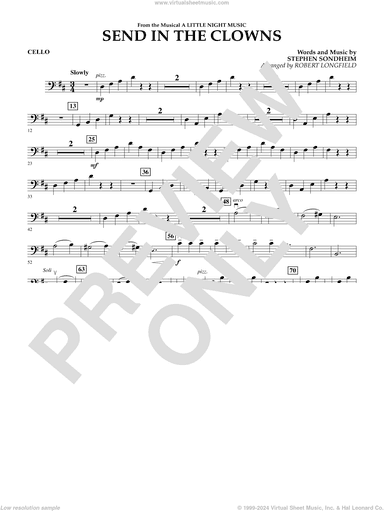 Send in the Clowns (from A Little Night Music) (arr Robert Longfield)