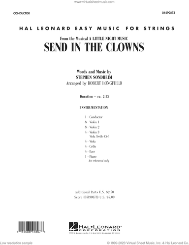 Send in the Clowns (from A Little Night Music) (arr. Robert Longfield)