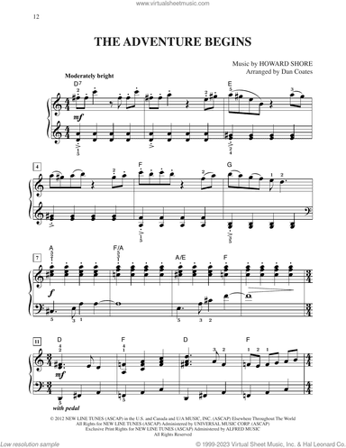 The Adventure Begins (from The Hobbit: An Unexpected Journey) (arr. Dan Coates)