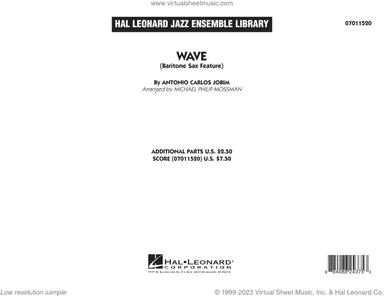 Wave (arr. Michael Philip Mossman) (COMPLETE)