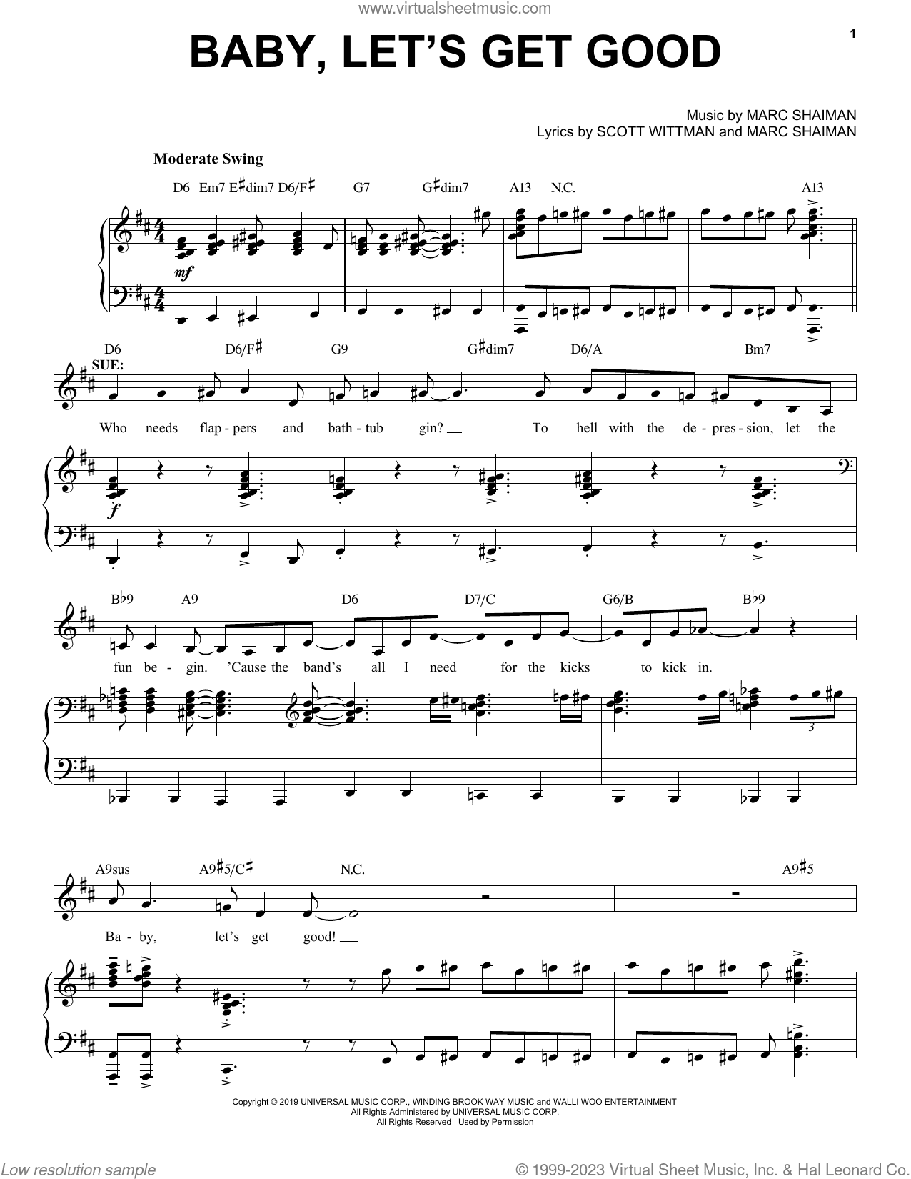 Baby, Let's Get Good (from Some Like It Hot)