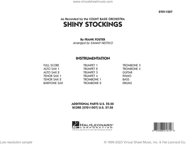 Shiny Stockings (arr. Sammy Nestico) (COMPLETE)